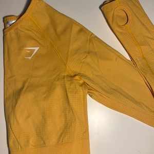 Gymshark Vital Seamless Crop Top- Yellow